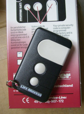 美国力马Liftmaster遥控器进口车库门庭院门发射器平开门机控制器