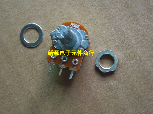 WH148单联双联电位器B1K2K5K10K20K50K100K 500K柄长15MM 20MM