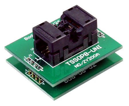 周立功专用适配器 烧录座 适配座 广州致远 ZY200A TSSOP8