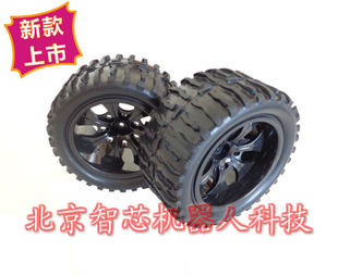 115mm 1:10 智能小车车轮大脚轮胎模型车轮子遥控车车模DIY配件