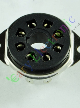 八脚电子管镀银管座GZS8-B适EL34 KT66 KT88 6SL7 6SN7 6V6等