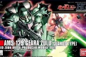 【李翔】万代 HGUC AMS-129 基拉祖鲁 亲卫队祖鲁 补件 散件
