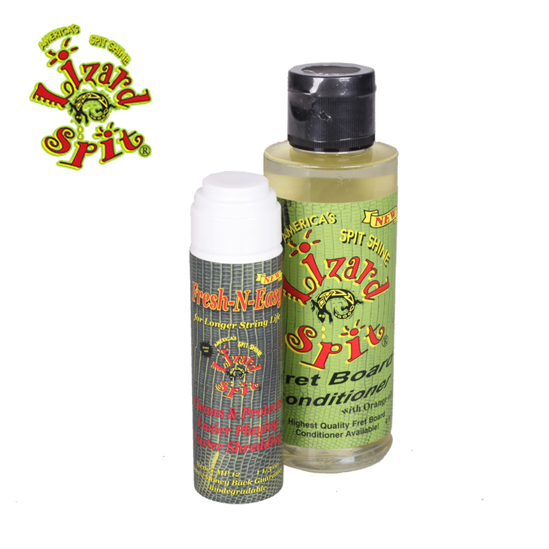 美國(guó)蜥涎 LizardSpit 貝斯吉他指板琴弦護(hù)理組合 指板油 護(hù)弦油
