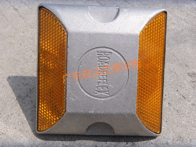 抗压耐用全铝道钉 真空镀膜反光突起路标 减速路标警示铸铝道钉