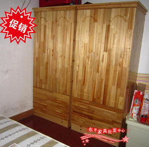 冲冠促销全场大特价实木两门衣柜/实木衣柜/衣橱/厂家直销