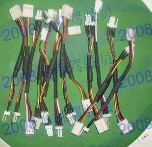 4PIN降速线 4针调速线 风扇减速线 支持调速测速 兼容3线 47欧