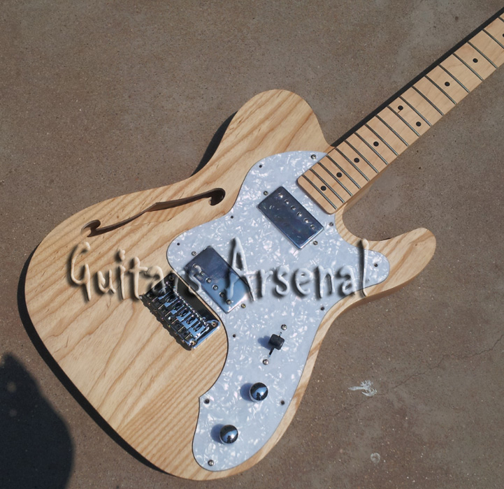 72 tele 电吉他半成品套装 水曲柳琴体 枫木琴颈 枫木指板