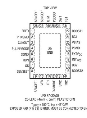 原装  LTC3784EUFD LTC3784IUFD LTC3784HUFD LTC3784 QFN现货