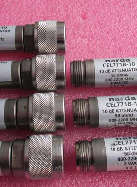 narda 771B-10 12.4GHz 10dB 2W N RF 射频微波 同轴固定衰减器