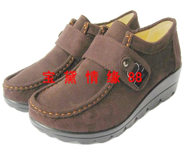 老北京布鞋*步源軒*2012年秋季新款時尚舒適女單鞋*Q1902-116棕