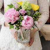 母亲节广州鲜花同城速递花店送花生日礼物花瓶插花