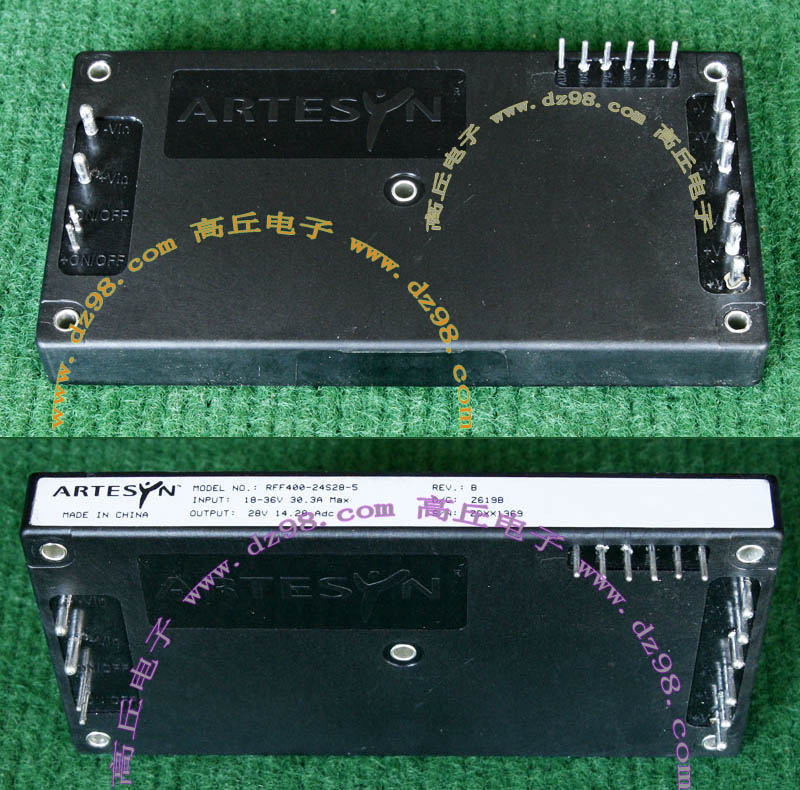 原装拆机 ARTESYN RFF400-24S28-5 18-36V转28V 400W 电源模块