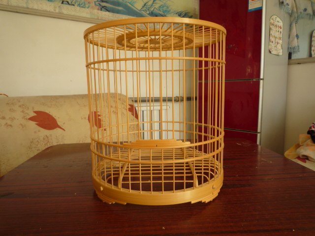 涿州张永华鸟笼鸟具   精品方肩画眉素笼（不含竹抓）