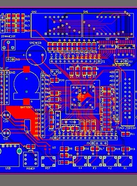 LM3S1138开发板pcb LM3S1138原理图pcb 74HC595 CAT811 数码管LED