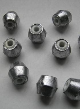 渔具配件 23克 鲢鳙钓组铅坠 陶瓷心中通铅坠 中通海竿配重铅坠