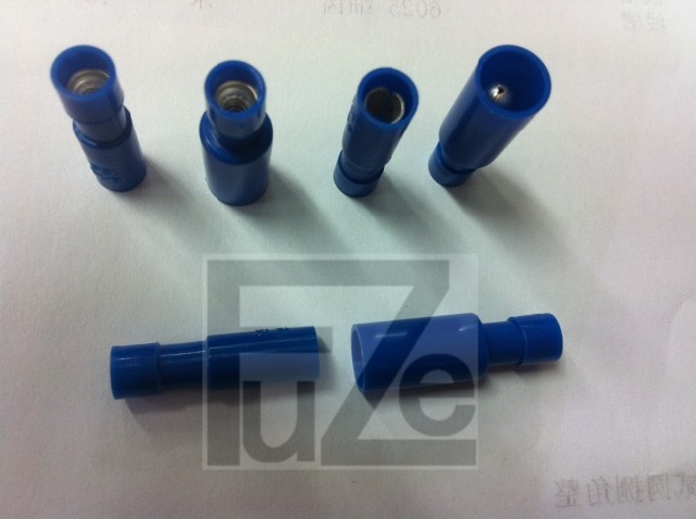 MPFNYD2-156健和兴KST尼龙带铜套公插头 子弹型对插对接端子