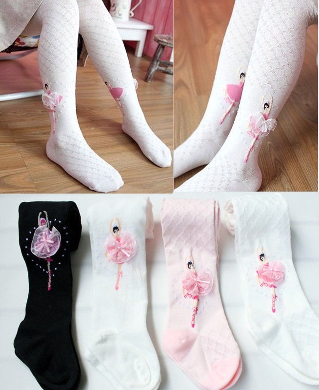 棉袜春秋公主风百搭儿童连裤袜