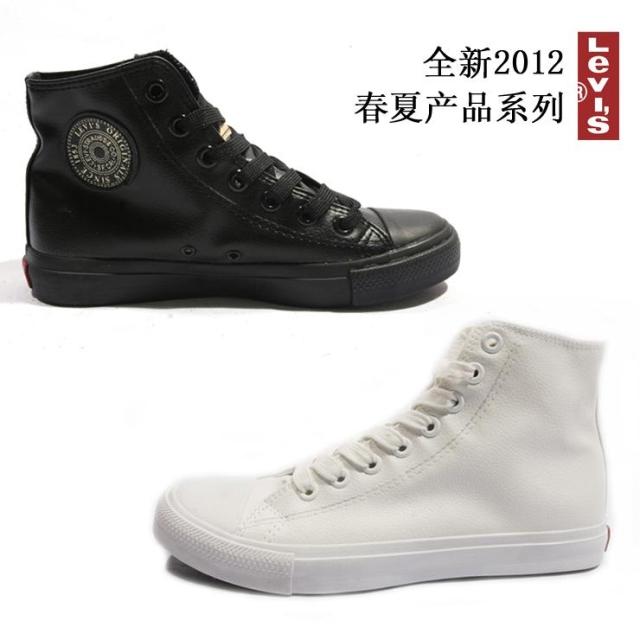 levi's high top canvas shoes