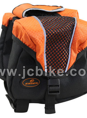 ESSEN TB-702N 上管包 横梁包 带防雨罩 黑橙色