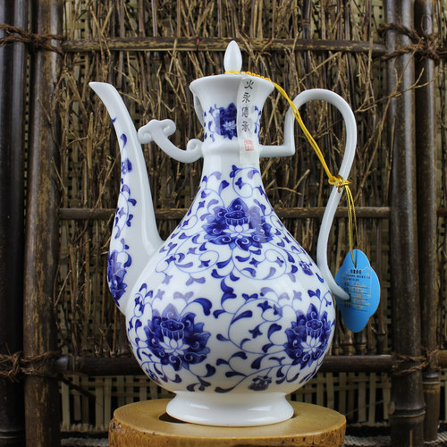 500毫升家用酒壶青花瓷