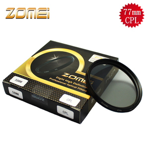 Zomei卓美77mmCPL圆偏振滤光镜消除反光24-70 24-105用