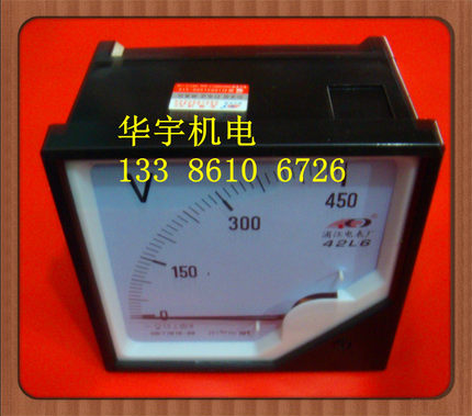 42L6-450V 指针交流电流表电压表  尺寸120X120