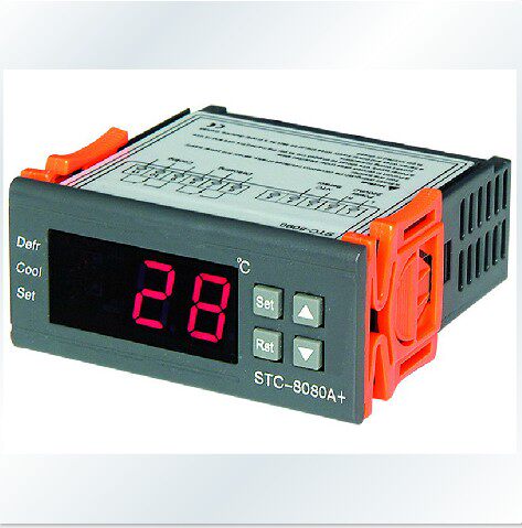 正品精创stc-8080a 冷库温度电子控制器 温控器 制冷化霜 阻燃