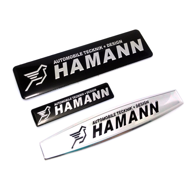 铝贴新3系5系 哈曼hamann悍马改装标/车贴/车标/铭牌