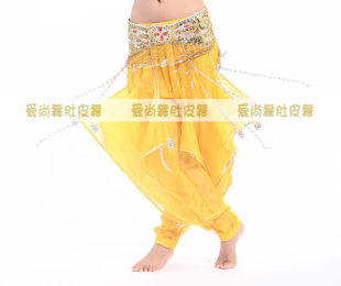 练习表演裤 雪纺旋转束脚裤 C00006 印度舞演出裤 肚皮舞舞蹈服装