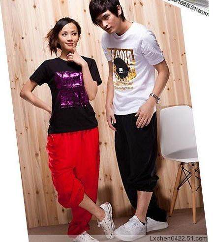 女款加肥加大韩版新款时尚纯棉休闲裤运动裤长裤灯笼裤量身定做