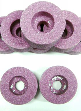 铬刚玉砂轮 内圆磨砂轮 红色单面凹磨床沉孔砂轮 50x25x13 46目