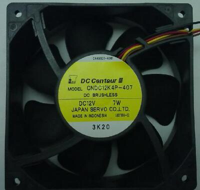 原装 CENTAUR CN12K4P-407 DC12V 7W 12cm 3线 散热风扇