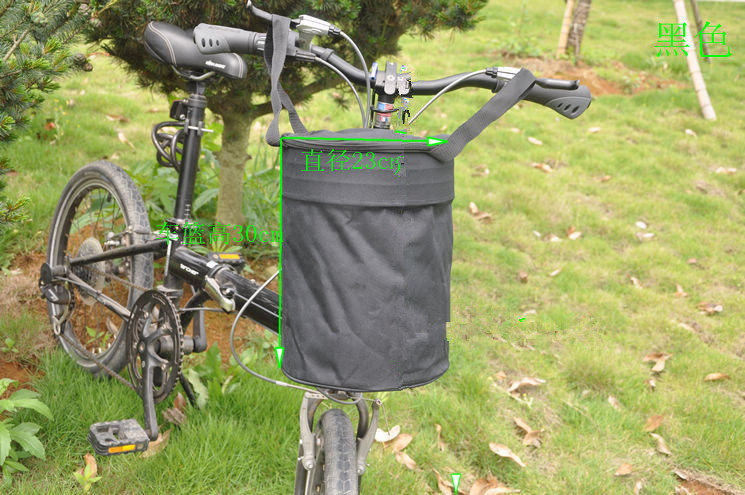 Panier pour vélo en toile - Ref 2257758 Image 1