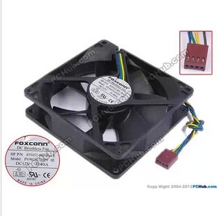 PV902512PSPF 9CM/厘米  四线PWM温控风扇 435452-001