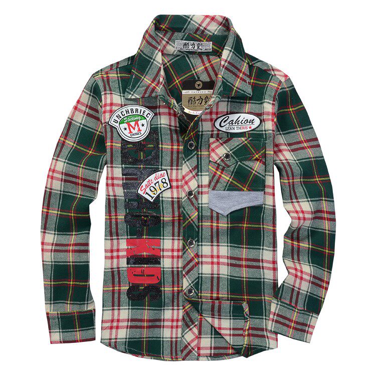 Chemise garcon à manche longue - Ref 2079374 Image 1