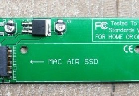 2011款AIR硬盘AIR SSD转接卡转SATA用于台式机同MAC SSD ZHK-1F