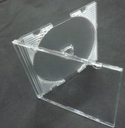 透明明色 三寸小碟专用方CD盒8cm 可装插页 小光盘盒 3寸盒