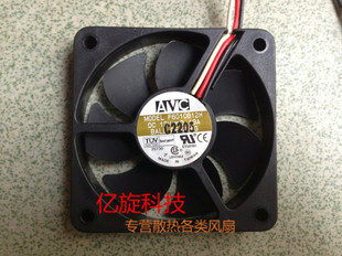 0.19A AVC 风扇 6CM 6010 正品 F6010B12HS 12V 散热 CPU 3线
