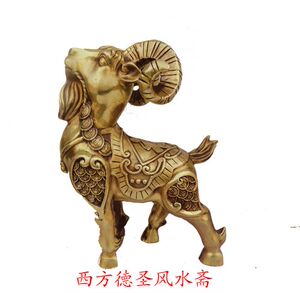 铜羊金钱羊生肖羊摆件家居店铺摆设玄关客厅办公桌摆放礼品