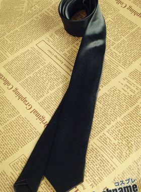 TSN-第二氏 COS 學生 学院風万用 领带 黑色 PJ-31