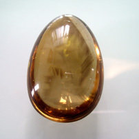 天然A级全新巴西黄水晶吊坠