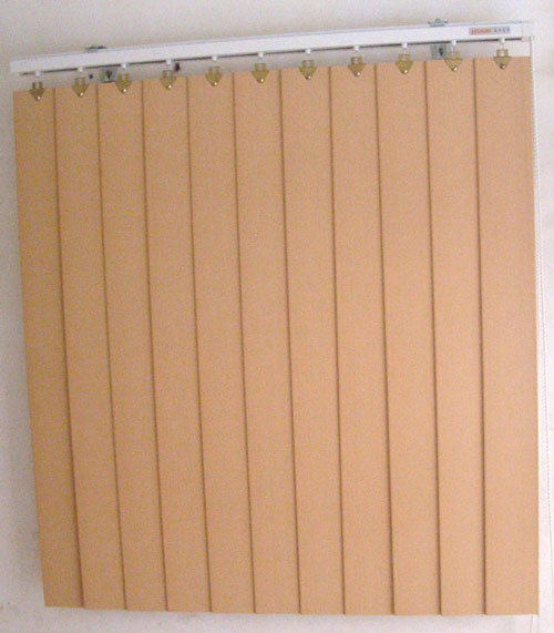 办公室厂房公司酒店遮光卷帘 pvc竖垂直帘 竖百叶帘 开合窗帘