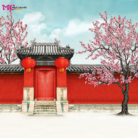 mycolor8 背景 影楼 婚纱摄影背景 古装喜庆背景 大图14-123