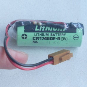 FANUC法拉克系统数控机床电池CR17450E-R 3V工控PLC记忆锂电池