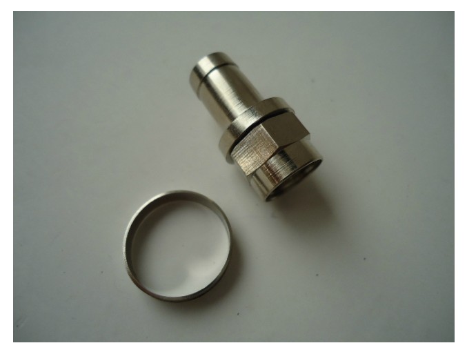 75-7英制F头,75-7公制F头，纯铜F头，75-7数字电视接头