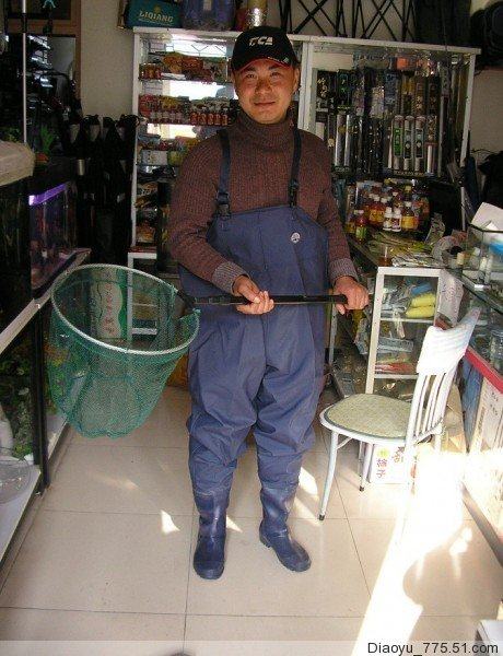 特惠正品打鱼郎下水裤/防水半身连体捕鱼裤/钓鱼服/(65丝）