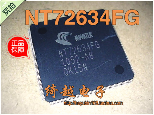全新原装NT72634FG NOVATEK QFP 全新液晶电视解码芯片