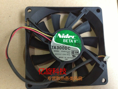 原装NIDEC电产 8015 12V 0.18A 液压散热风扇 TA300DC/H34612-57