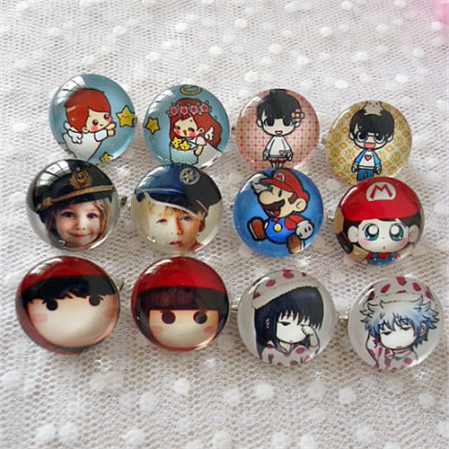 Broche Lovers en cristal artificiel - Ref 1180561 Image 1