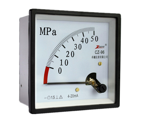 优质压力表 CZ-96 0-25MPA DC4-20mA 外形96*96mm 卓越仪表